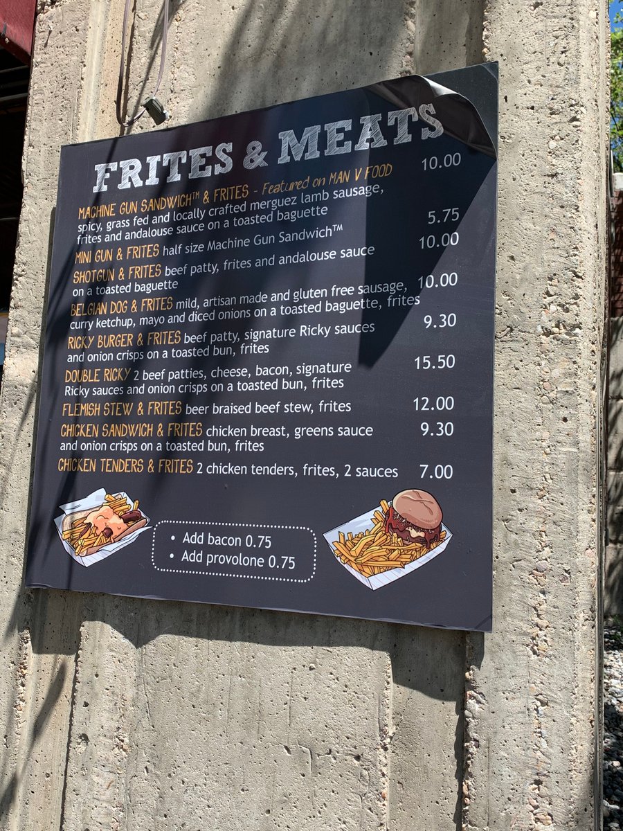 15/ It was Friday, June 19, & I had until Monday at 7:41 am to get to Whitefish. We spent morning touring SLC. Then I did something I've never done before: Pass up an opportunity to eat at In-N-Out Burger. Instead, had mitraillette ("machine gun") & frites outside by Pioneer Park