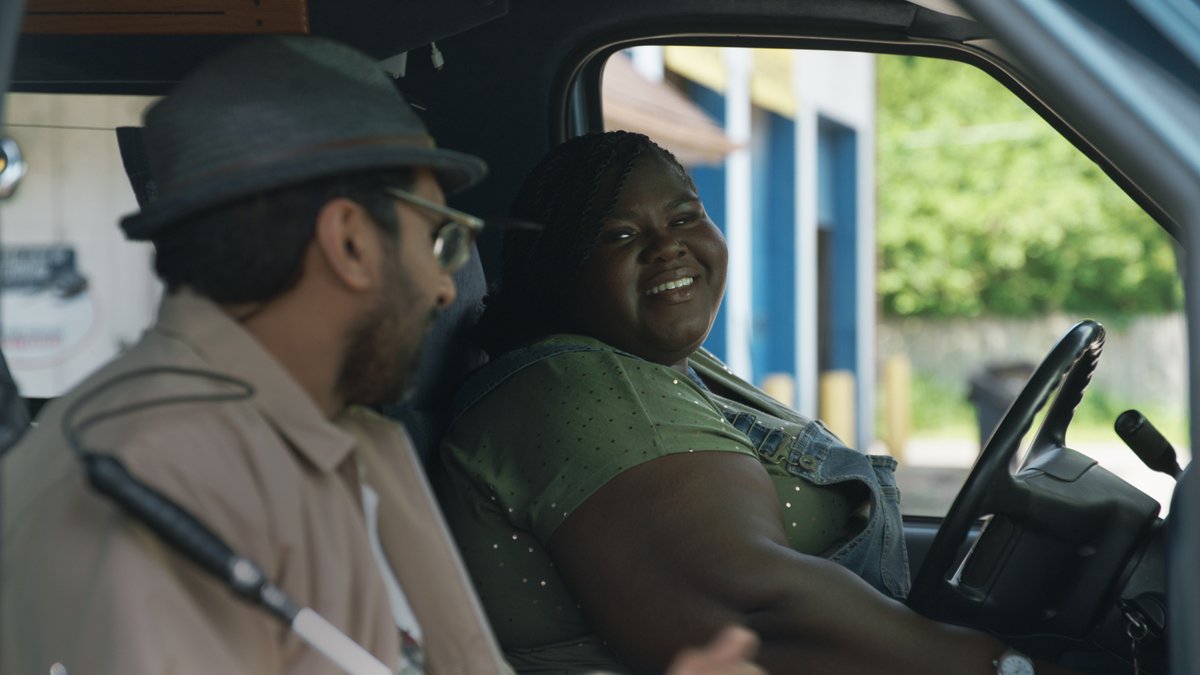 ComeAsYouAreUK's tweet photo. In charge of driving three horny pals across North America to a brothel, award-winning actress @GabbySidibe plays minibus driver, Sam, in #ComeAsYouAreFilm 🚐💋
The feel-good film of the summer is out on premium digital release 17 July!
Check out more: https://t.co/BSrz8uKSep https://t.co/GA75ij36jY