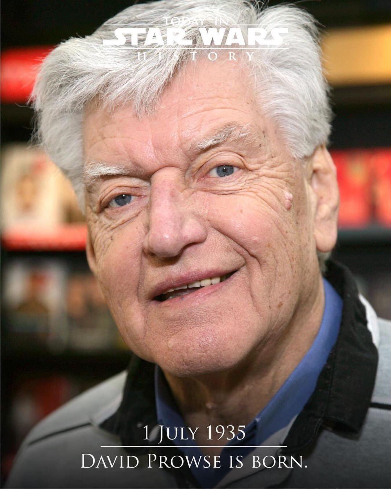 Happy birthday to Darth Vader David prowse 