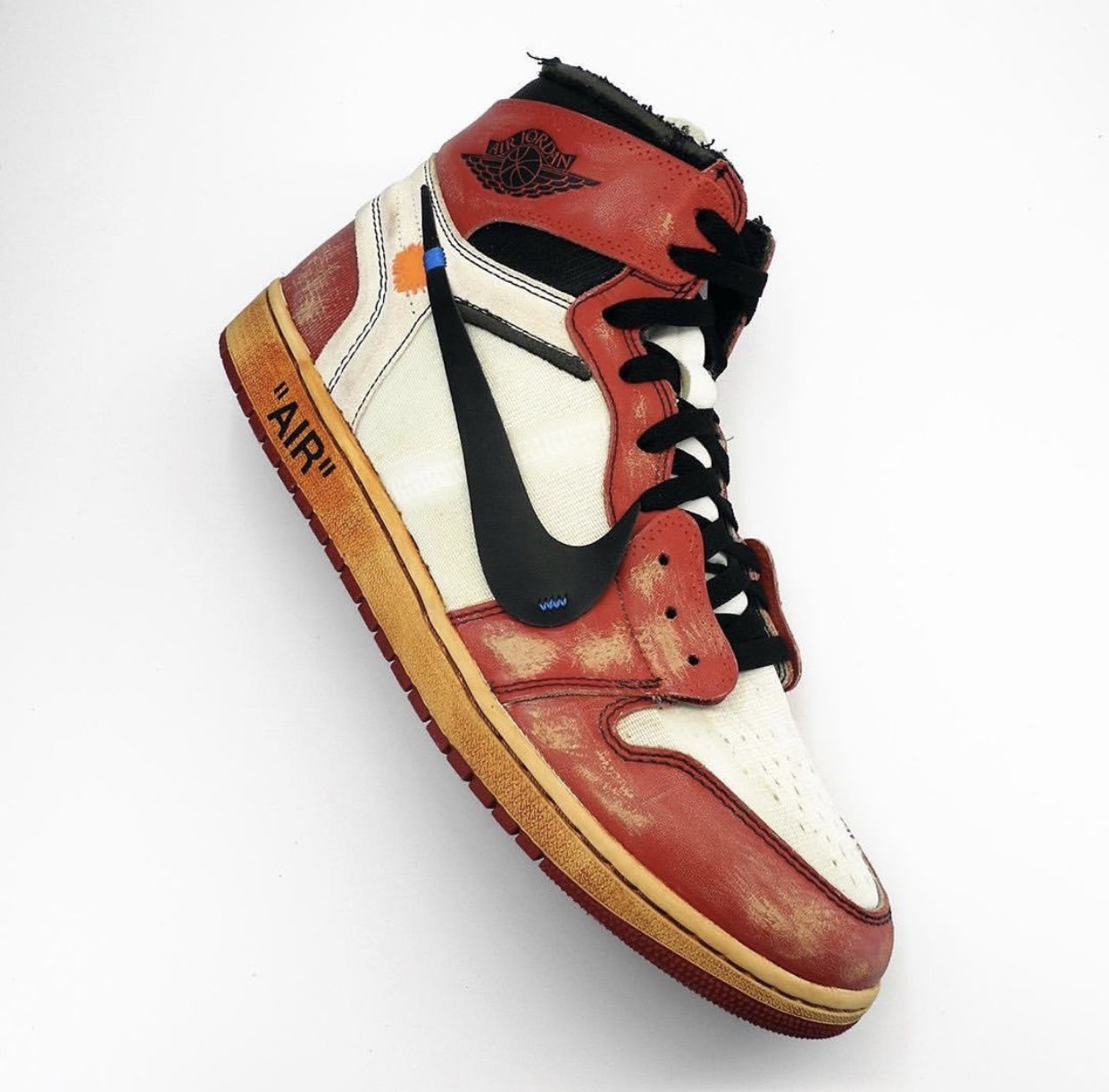 distressed air jordan 1