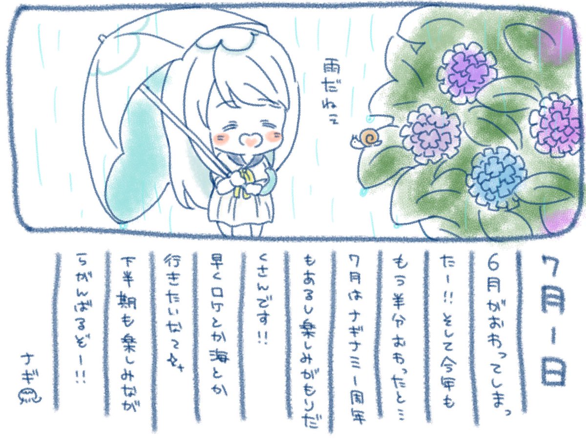 ଳ~  7月1日  ~ଳ

遅くなってしまったー!!
めちゃめちゃ雨だったけど運良く一瞬しか雨に降られませんでしたᕙ( ˙꒳​˙  )ᕗ
おやすみなさい〜☺?? 