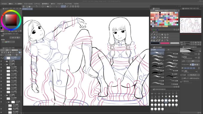 ライブでここまで進みました #今日のライブ進捗 https://t.co/f1T9z7TDHs 