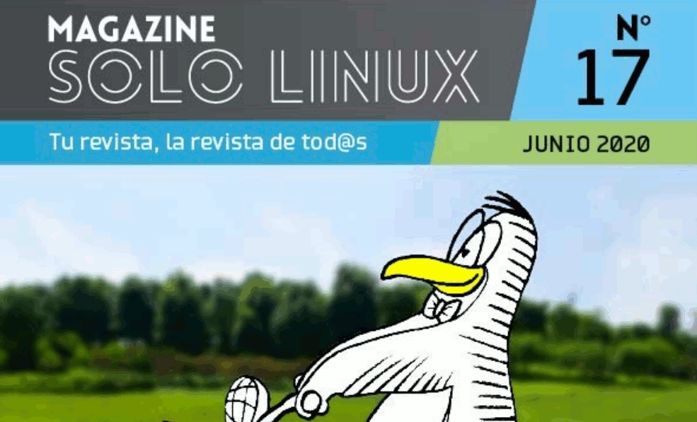 sololinuxes's tweet photo. REVISTA SOLOLINUX N17 – JUNIO 2020.

Como cada primero de mes, comenzamos con una nueva entrega de la revista digital SoloLinux. Vamos por el número 17, madre mía, quien nos lo iba a decir Adrián.
Aunque https://t.co/SsCAh2LQmP https://t.co/SuTurTDops