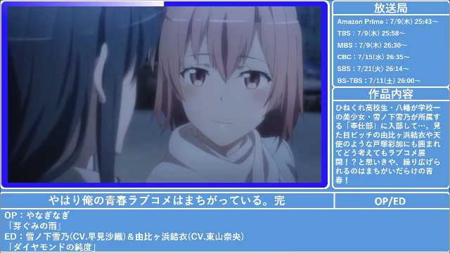 Kei 年夏アニメ紹介 T Co Yvz0yxoibu Sm ニコニコ動画 コロナ延期のせいで俺ガイルとリゼロとsaoが同じ時期にやることになるとは 贅沢