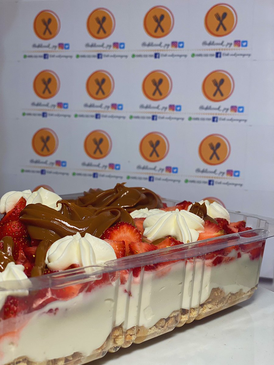 delicook_py's tweet photo. Definitivamente esta es la mejor época del año 🍓🍓🍓😍😍😍
Todo lo que está bien en un postre
 • 𝑃𝑎𝑣𝑒 𝑑𝑒 𝑓𝑟𝑢𝑡𝑖𝑙𝑙𝑎 ᙭ᒪ • 
Hace tu pedido al 0983 255 030 nosotros te cuidamos 🧡#quédateencasa 
🚘Contamos con delivery! 🤩 https://t.co/YlHAVg1wTk