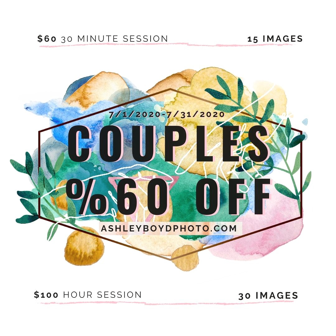 AshleyBoydPhoto's tweet photo. I'm having a sale for couple sessions booked in July. 60% off ♡ Contact Me: https://t.co/fjcaveWrn8

#JulySale #UtahPhotographer #CouplesPhotos #UtahCouples #UtahPortraits #UtahSale #UtahPortraitPhotographer https://t.co/8CpvISIq7e