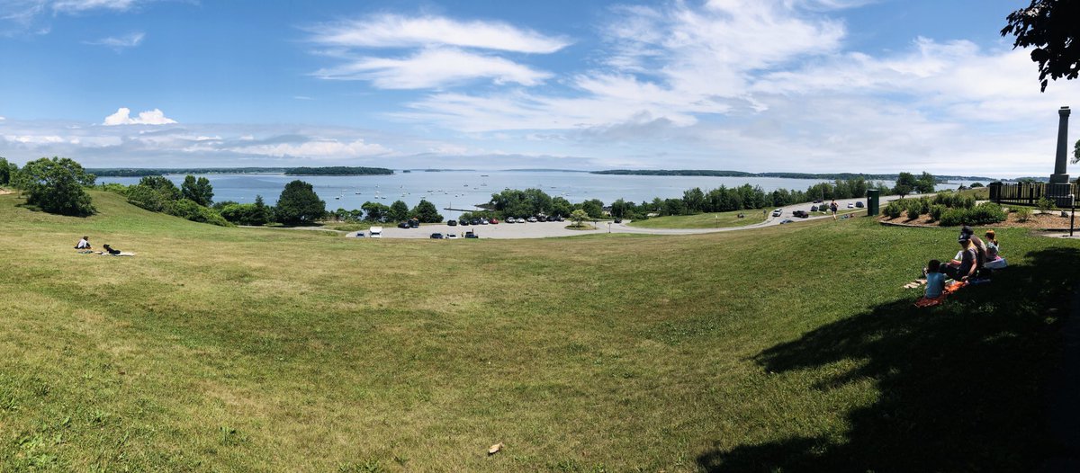 maria_manning4's tweet photo. After some much needed rain, the sun is finally out and making today a great day to relax on the #easternprom with a picnic. #portland #cascobay @WMTWTV #mewx https://t.co/PRBHuidrQR