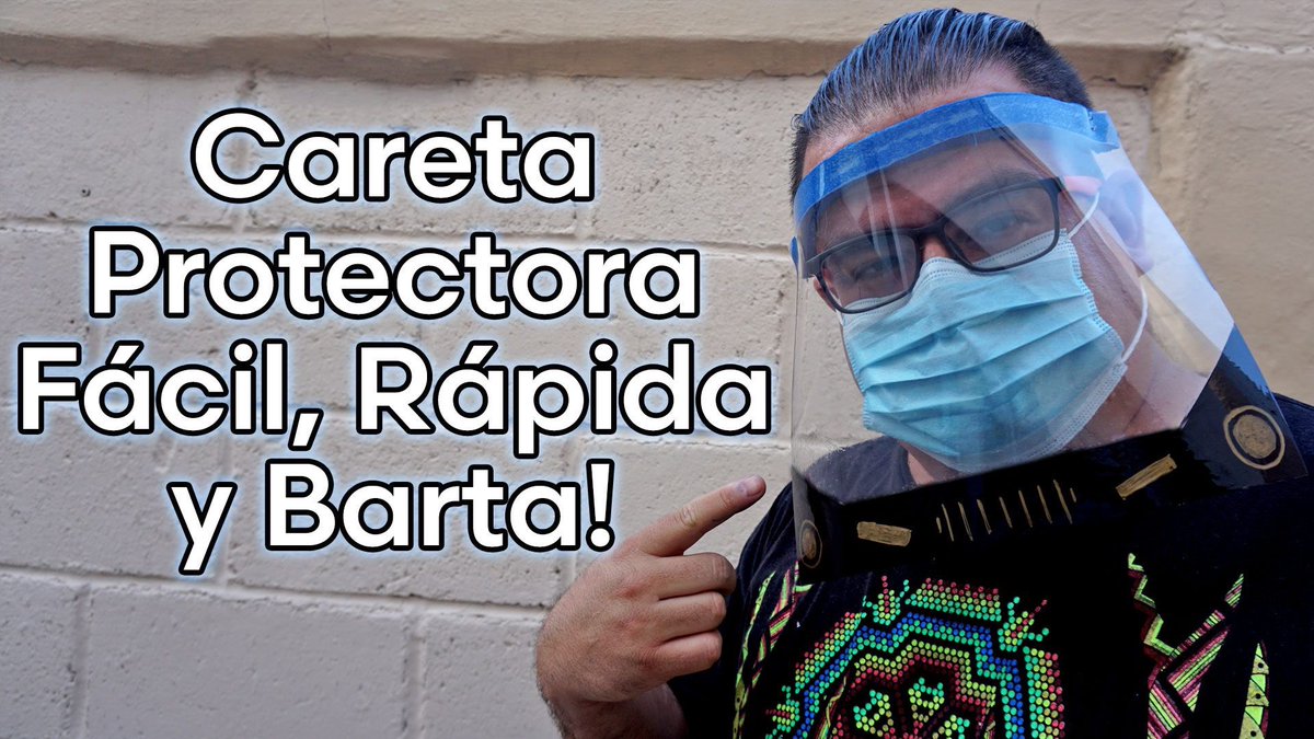 MrComoleHago's tweet photo. Hagan su propia careta personalizada, ya si la tenemos que usar, que sea como nos gusta no? 😎 video https://t.co/Omeffsq5hh #comolehago #diy #consejos #lifehacks #faceprotector #caretaplastica #caretaprotectora #cuarentena #quedareencasa #conmigo #stayathome #quarantine #youtube https://t.co/nUeCLzMkuv