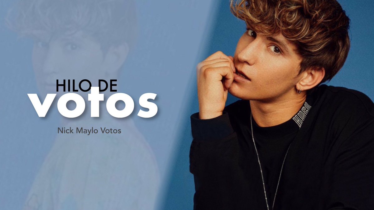 NickMayloVotos's tweet photo. #OTNICK1J #PostOT1J
🌼Abro hilo de votos 🌼
✨Para que #HistoriasRobadas de Nick Maylo suba en la lista de @ExitosFM.
Mi voto #efmtop40 es para Nick Maylo con #HistoriasRobadas
Los RT en los tweets cuentan como voto también.
El reto es 125 com. y 5 RT🔥 https://t.co/zQEOJG4n1f