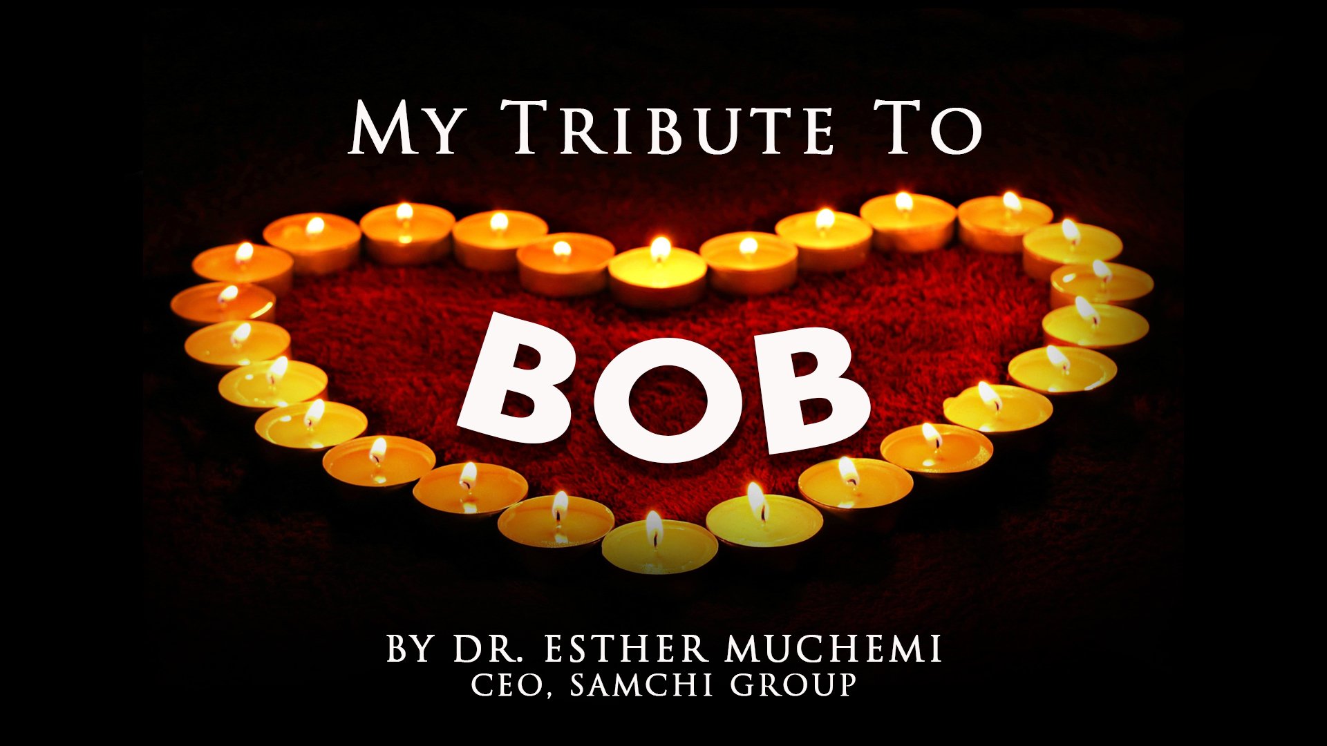 Dr Esther Muchemi On Twitter I Celebrate Bob Your Friendship Was 