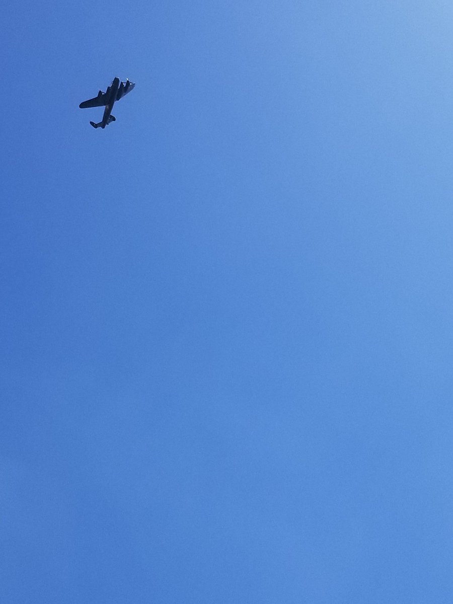 #CanadaDay2020 construction tour and seeing the Lancaster <a href="/CWHM/">Canadian Warplane Heritage Museum</a> take off equals great family outing. #yhm #dhl