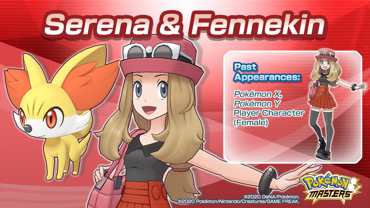 Introducing Serena \u0026 Fennekin! 📝 Serena loves fashion and Pokémon. She's a  cheerful and upbeat Trainer, but when it's time for battle, she adopts a  calm, serious demeanor. She plans to meet, image size:1200x675