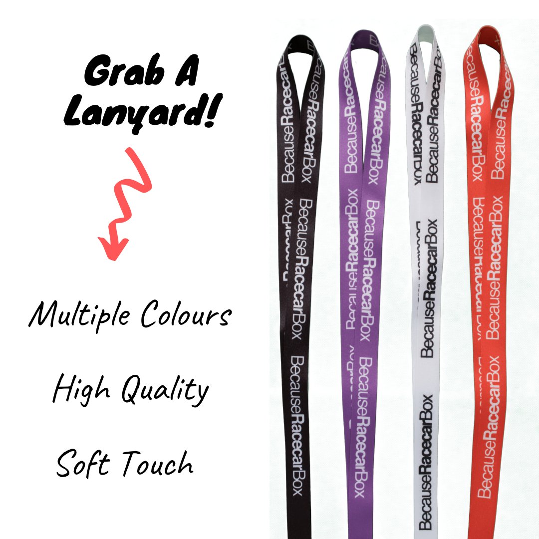RacecarBox's tweet image. Our lanyards are the perfect merch to have hanging on your keys! Available in 4 different colours! 

👉 becauseracecarbox.com

#lanyard #carmerch #detailing #automotivebrand #cargifts #lanyards #carscene #detailingworld #detailingproducts #carcleaning