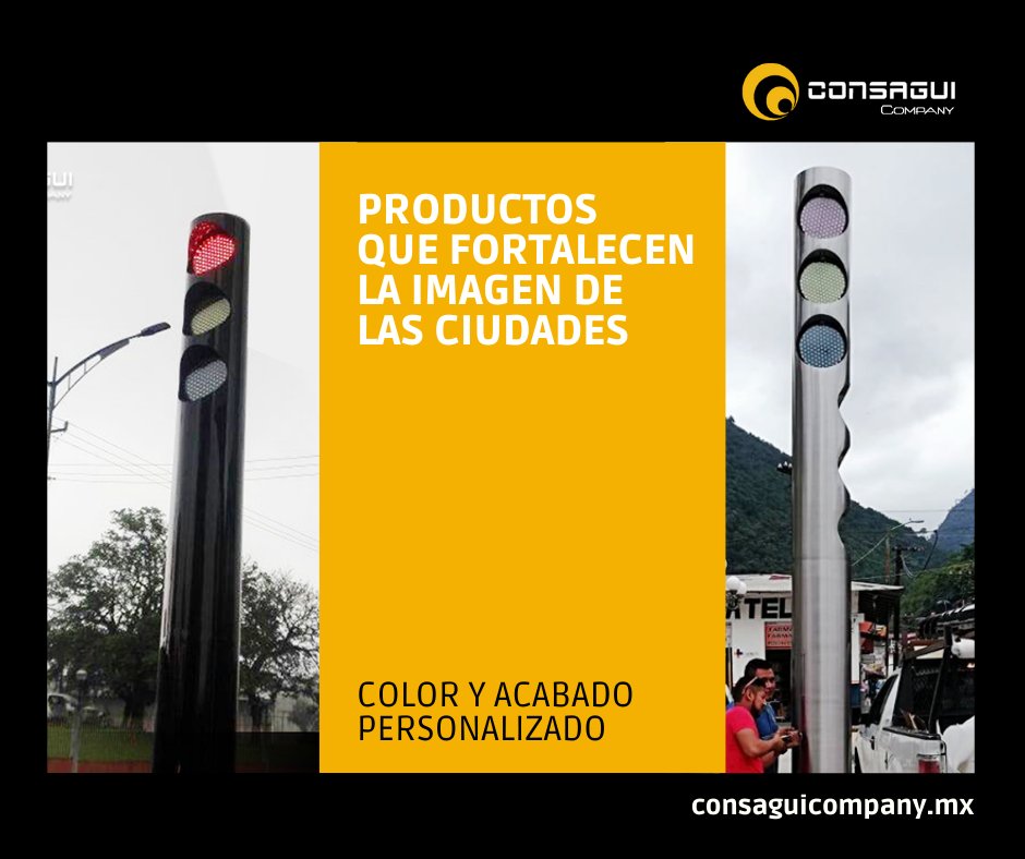 Personalizamos nuestros #semáforosled con distintos acabados sobre acero inoxidable. Cotiza tu proyecto de mobiliario urbano.⁠
☎️ +52272 115 3195⁠
💻 consaguicompany.mx/semaforos/
⁠
#mobiliariourbano #acero #aceroinoxidable #obrapublica #alumbradopublico