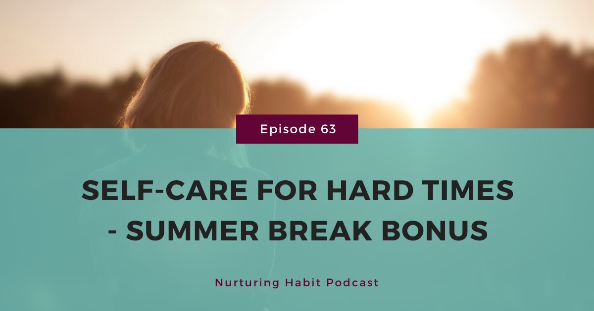 In this summer break re-release, I get personal about how I tended to myself in a particularly hard season, and how you can use these tools to tend to yourself now, in the hard season that we are all walking through.

nurturedmama.net/podcast-archiv…