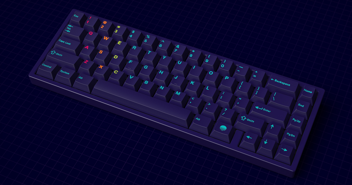DROP on Twitter: "It's 2088, and MiTo's legendary GMK Laser keycap set is  hurtling through the atmosphere once again. This round offers even more  layout support and clever new kits to strengthen