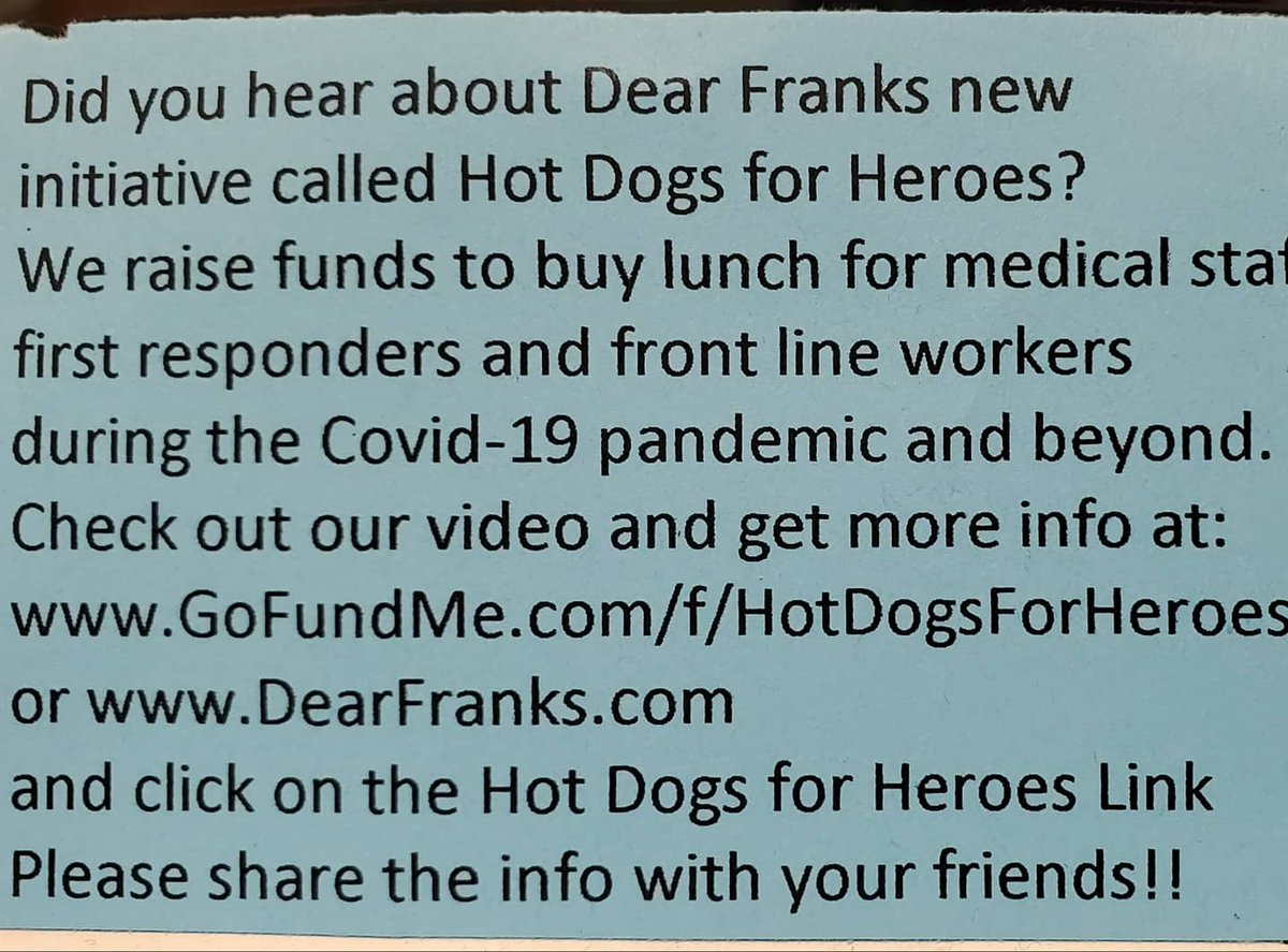 Today we got to deliver to the CPD 24th. They were humbled....thanks to the donors to our Hot Dogs for Heroes Initiative!

Please consider donating! We've donated over 1,000 hot dog meals and still going strong!
gofundme.com/f/HotDogsForHe… 

<a href="/chicago/">City of Chicago</a> #hotdogsforheroes <a href="/ABC7Chicago/">ABC 7 Chicago</a>