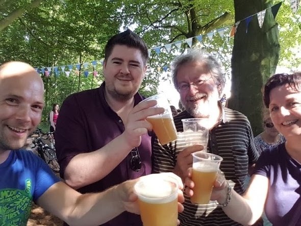 The hamster keeps running so the wheel keeps turning. Yes, it's  #AFriendaDay time and it's  @Gazmonst!Brink supremo, a proper, proper good laugh & generous to a fault. Always cheered me up going into Brink & seeing him behind (or as often in front of) the bar ;-)Cheers Gaz