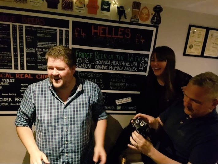 The hamster keeps running so the wheel keeps turning. Yes, it's  #AFriendaDay time and it's  @Gazmonst!Brink supremo, a proper, proper good laugh & generous to a fault. Always cheered me up going into Brink & seeing him behind (or as often in front of) the bar ;-)Cheers Gaz