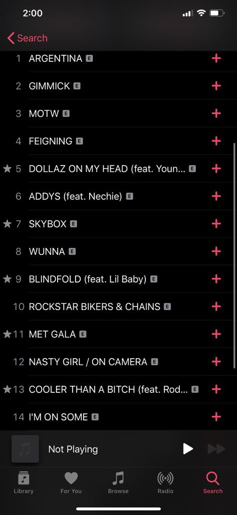 Trap albums are too commercialized for their own good. Having the same features and bloated tracklists has led to a major decline in quality. Trap artists sacrifice good music for streaming numbers. All the tracklists pictured are very similar.