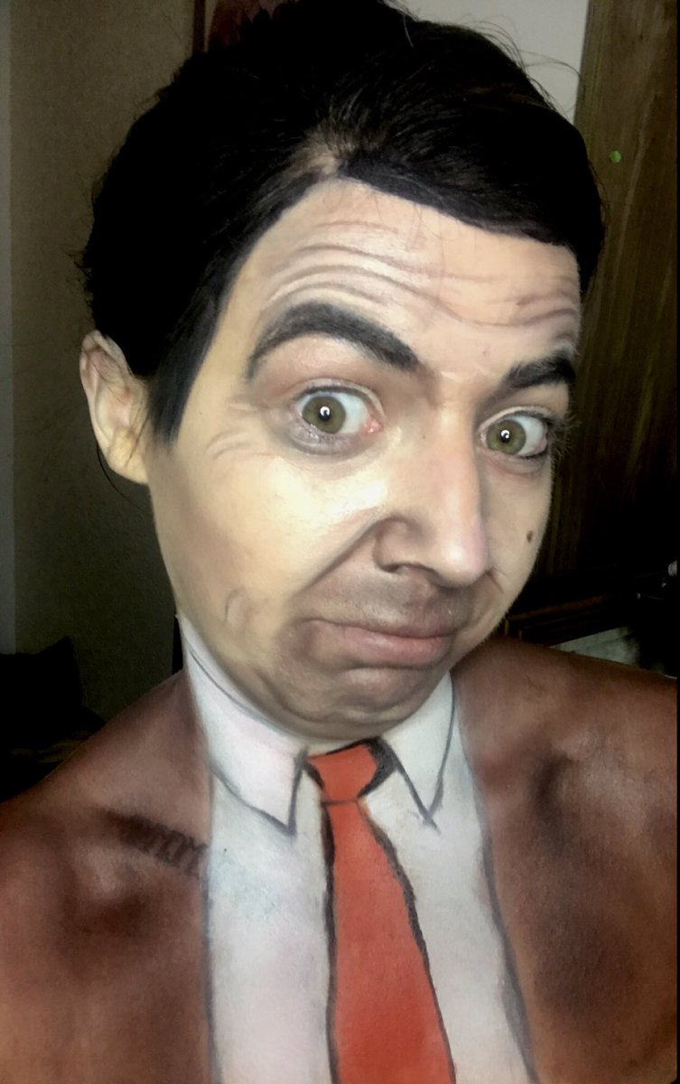 Make-up transformation on myself into Mr Bean ✨👩🏼‍🎨
@MrBean #mrbean #funny #comedy #makeup #celebritymakeuptransformation