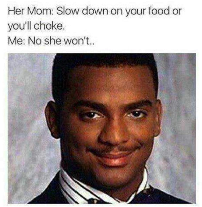 No lie! Had my BF over when I was in HS for real my mom said this....  😈 🍆  #nsfw #nsfwmeme #foodporn<a href="/tag/foodporn"class="tags"><span>#foodporn</span></a><a href="/tag/nsfw"class="tags"><span>#nsfw</span></a><a href="/tag/nsfwmeme"class="tags"><span>#nsfwmeme</span></a>