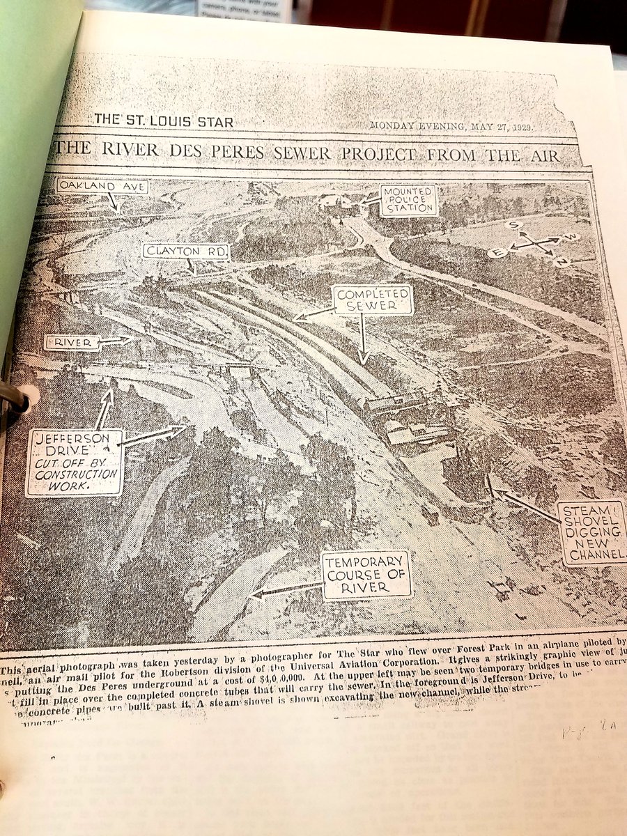I've at least uncovered a trove of information on the River des Peres.  #RdP4Lyfe &ndash; bei  Missouri History Museum Library And Research Center