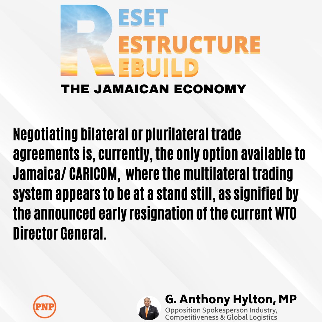GAnthonyHylton's tweet photo. Reset, Restructure and Rebuild the Jamaican Economy
#ANewJamaica #AnthonyHylton #WesternStAndrew #PNP https://t.co/EIA5nwEyc1