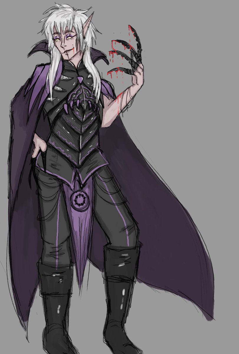 odoroshi_art's tweet photo. Another character of a friend of mine: Vargas Aberrin, fabulous Haemonculus and Jareth lookin' asshole. Some rough sketches because I love him
#WarhammerCommunity #warhammer40k #drukhari #haemonculus https://t.co/DmXZbeCJHo