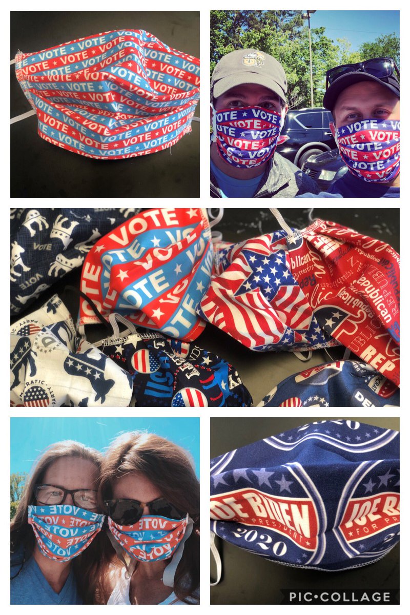 We’re having a blast in our #patriotic masks!