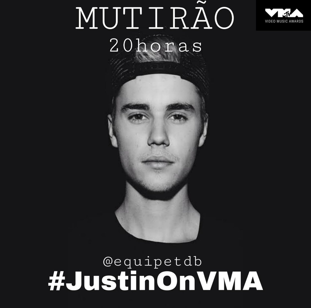 Trinta minutos para o mutirão. Vamos subir a tag #JustinOnVMA 

Projetos: <a href="/escravosdobiebs/">Escravos Do Biebs</a>, <a href="/ProjBieberStar/">ProjetoBieberStar</a> , @jb_wordwide_, <a href="/ProjetoJBieber/">Projeto JBieber</a>