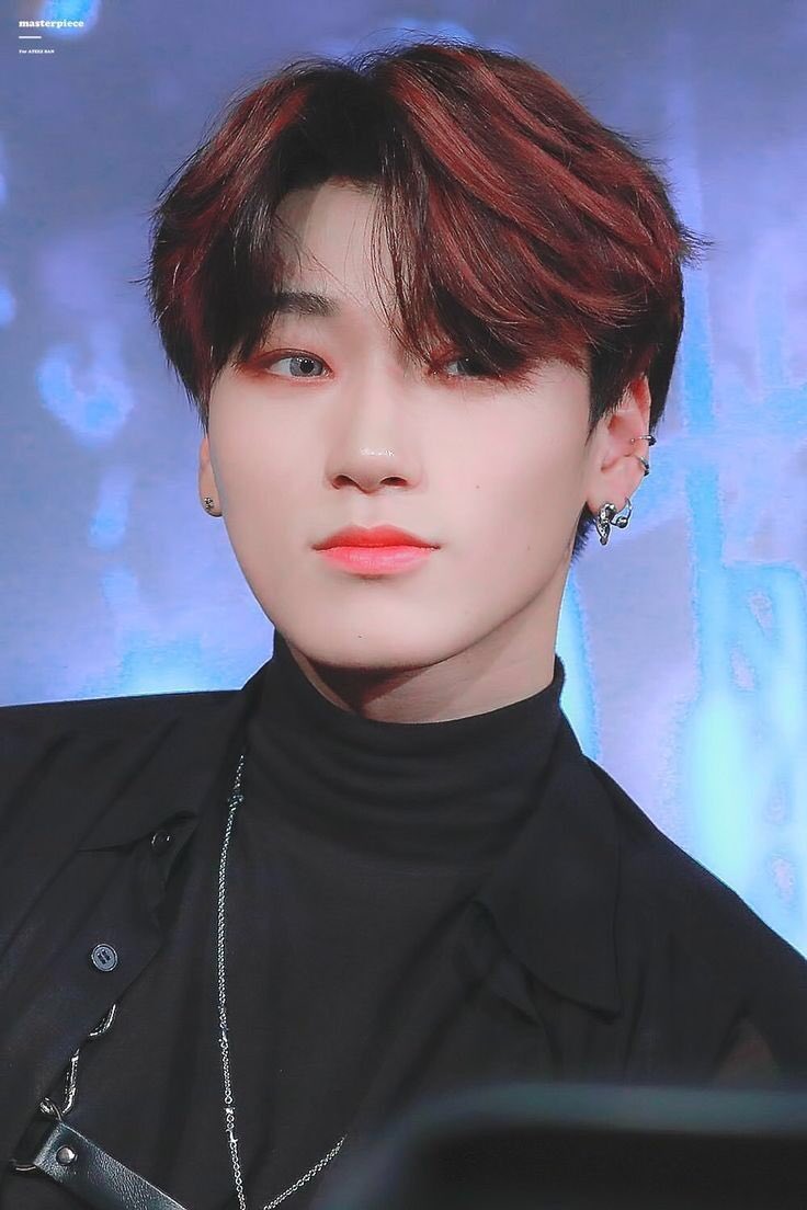 TakenHuman's tweet photo. @jiminipphic Bon après y’en a peut être plusieurs mais celui qui me vient en tête c’est Choi San de ATEEZ 😭 https://t.co/hNosn5MqOc