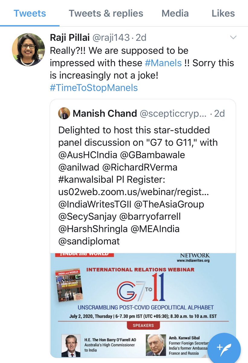 Here’s taking a moment to appreciate  @raji143’s consistent efforts to call out  #manels &  @darshanabaruah’s reflections on citation biases & need to credit & cite preexisting work &ideas. We have much work to do to bridge the gender gap & the onus lies with us all.