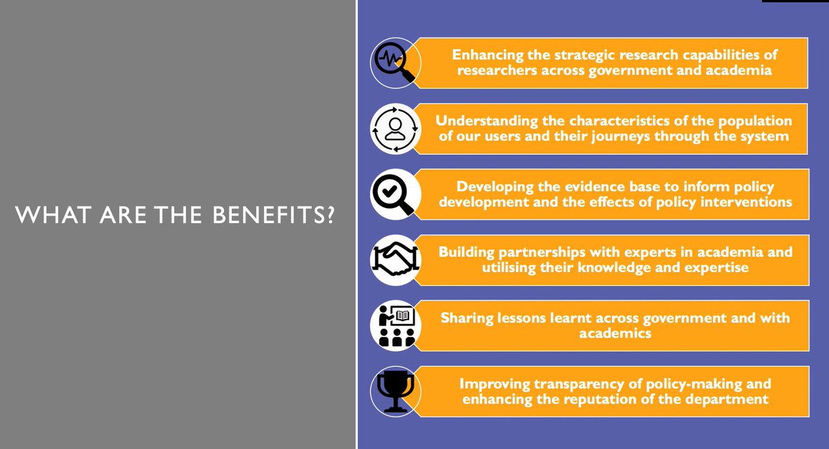Benefits from Data First are wide ranging. From enhancing research to aiding better justice provision   #IfGDataBites