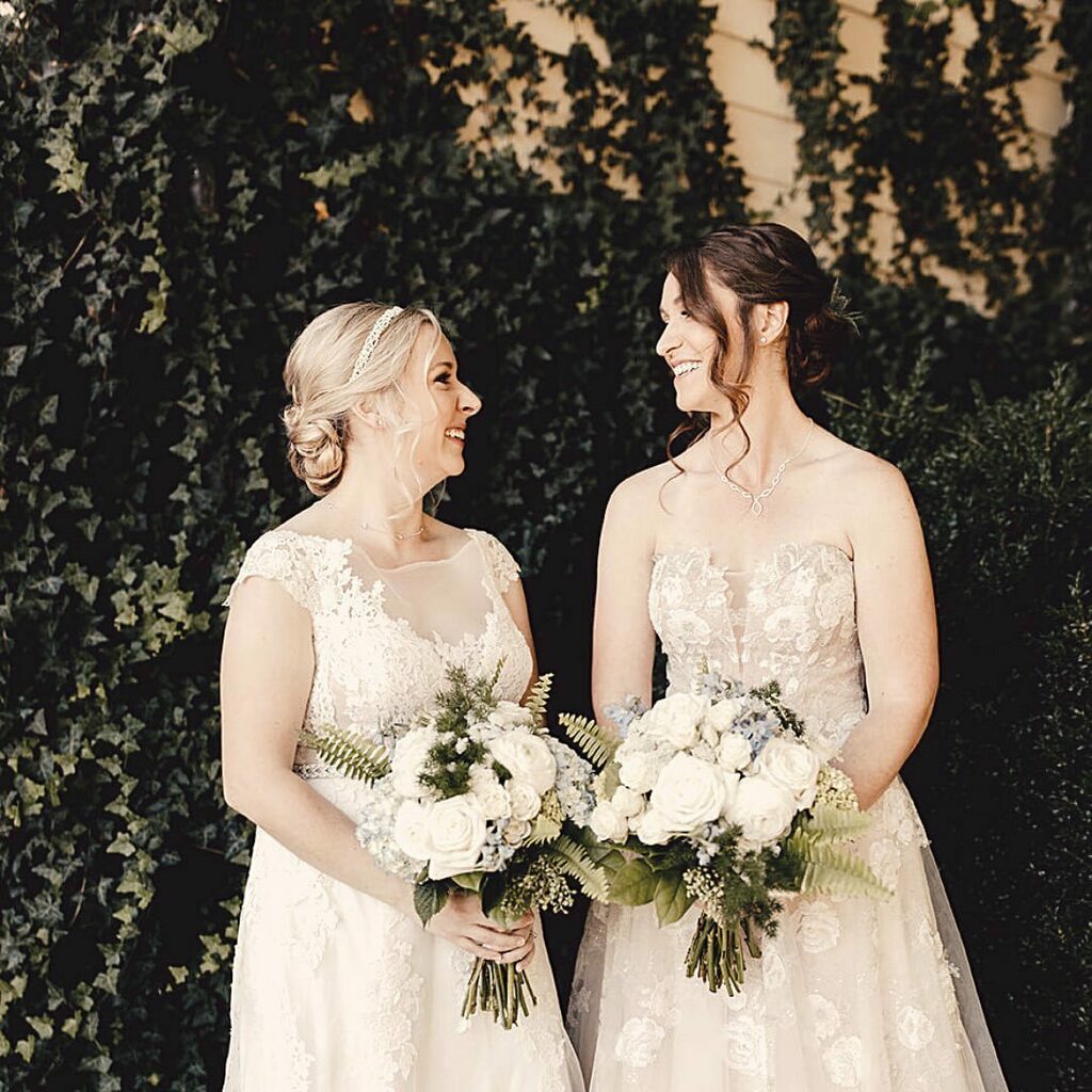hipentertain's tweet photo. We're celebrating love in North Carolina with beautiful brides Alyssa and
Kate and our friends at @eventsolutionssf. One of the things we love most is helping to make couple's wedding dreams come true. Happy Anniversary Alyssa and Kate! 
Hip Tip: Identifying several possible… https://t.co/rOI9UkkRUb