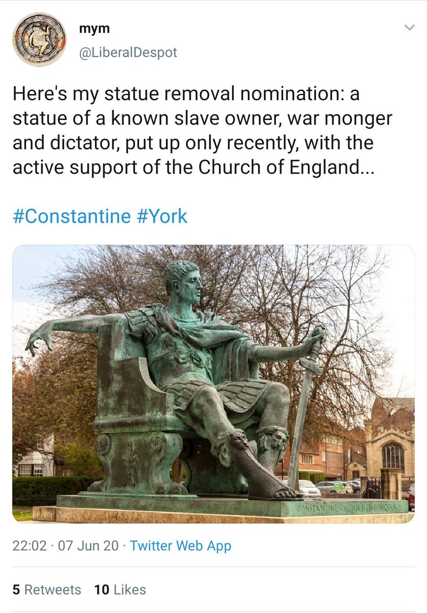 In a dramatic *plot twist* my search has finally now *found* one tweeter (Liberal Despot) who called for Constantine to go, in a tweet on June 7th, retweeted by 5 people and liked by 10 more. I am not quite sure if this was intended seriously or satirically, but I have asked.