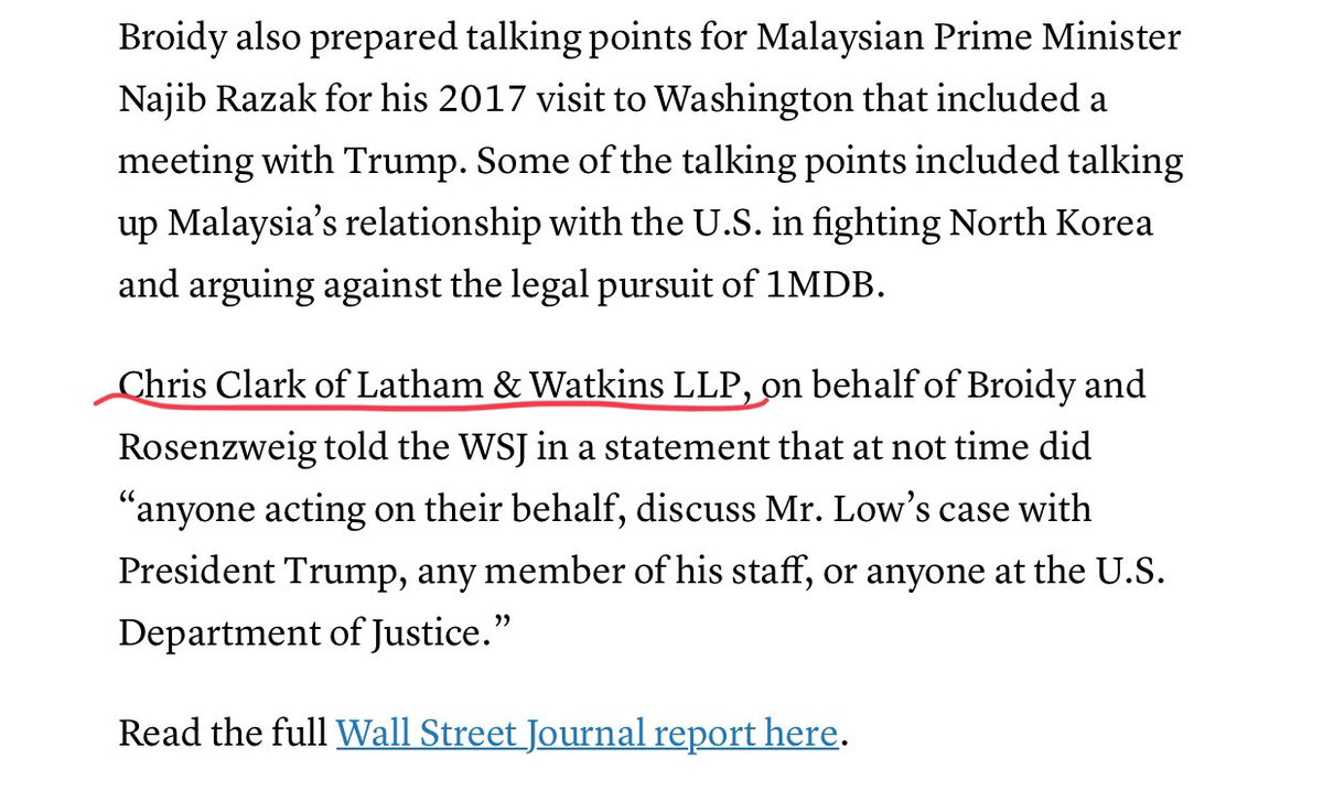 Or maybe his dealings with 1MDB  https://www.cnbc.com/2018/03/03/1mdb-trump-ally-elliot-broidy-tries-to-get-75-million-to-end-us-probe.html
