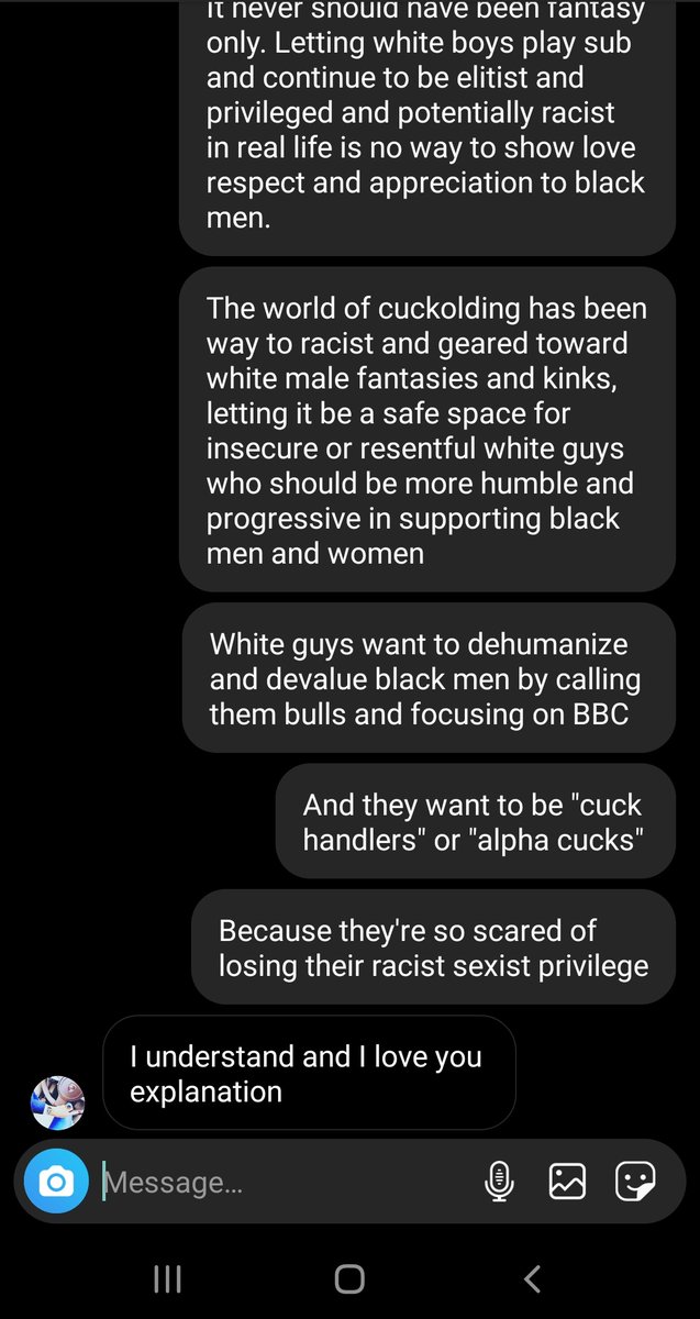 LadyAnacondaHOA's tweet photo. 🐍 The cuckolding lifestyle should not be a safe place for racist insecure betas.

If you're so obsessed with BBC you better bring that energy IRL to Black causes, businesses and progress 💯🙌🖤

#ladyanaconda #findomactivist #cuckoldingisreal #blacksuperiority https://t.co/xUst9QZFku