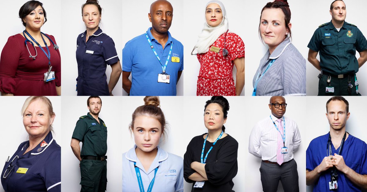 This weekend marks the #NHSBirthday and an important time to thank all of our incredible NHS staff across the country. If you haven't yet seen the @rankinphoto portrait collection featuring the stories of #OurNHSPeople, visit england.nhs.uk/rankin