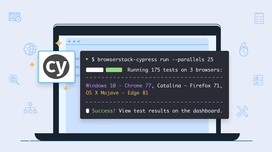 browserstack's tweet photo. Introducing support for Cypress on BrowserStack. For our beta, we have added coverage for 30+ browser versions across Chrome, Edge, and Firefox. 

Learn more - https://t.co/fyXaSsScsQ

#Cypressio #E2E #Automation https://t.co/CLyI7SSupe