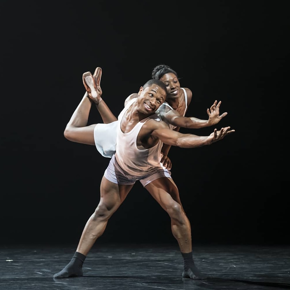 Put yourself in José's hands and join us on IG LIVE this Sunday the 5th of July at 12 o'clock UK time for a FREE Elementary Level ballet class!

Pictured: #JoséAlves &amp; #CiraRobinson in #BBTheSuit (choreo. #CathyMarston)

#BBonFilm #BalletBlack