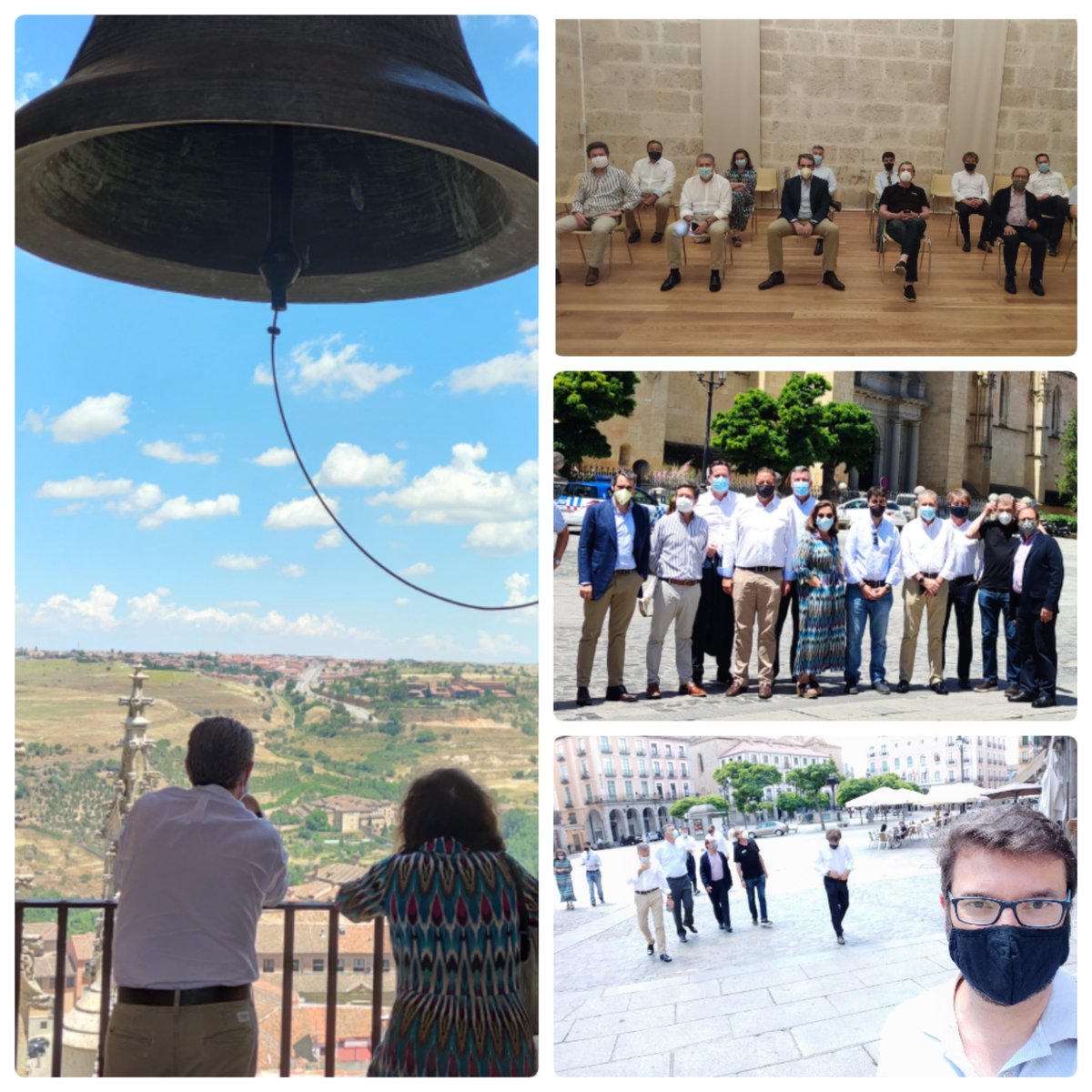 marianollorente's tweet photo. Gran reencuentro de amigos, con una gran reunión del #ConclaveCEO en #Segovia visitando la Catedral y su templo gastronómico @RteJoseMaria https://t.co/N2dQpOhCWA