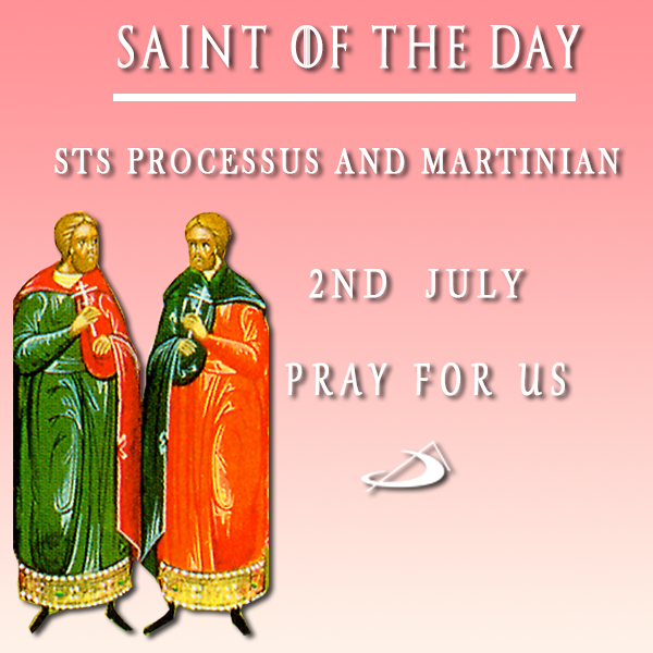StPaulBooks's tweet photo. July 2 Sts Processus and Martinian
#SaintOftheday #Saints #Catholicchurch
Reflection: “Do not look forward to what may happen tomorrow. The same eternal Father who cares for you today will take care of you tomorrow and every day of your life. https://t.co/Qcq6WtUJMQ