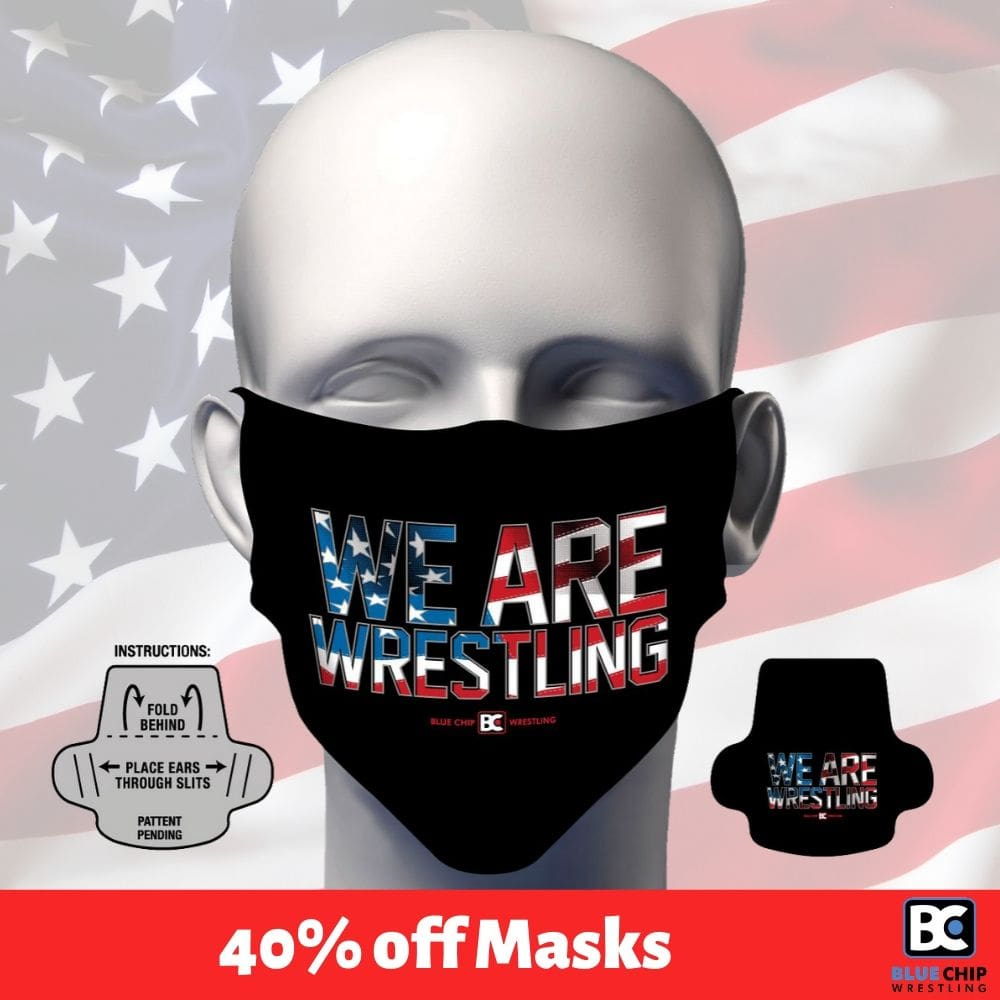 bluechiptweets's tweet photo. Return to wrestling safely with 40% off face coverings! https://t.co/mtUkq52dNn