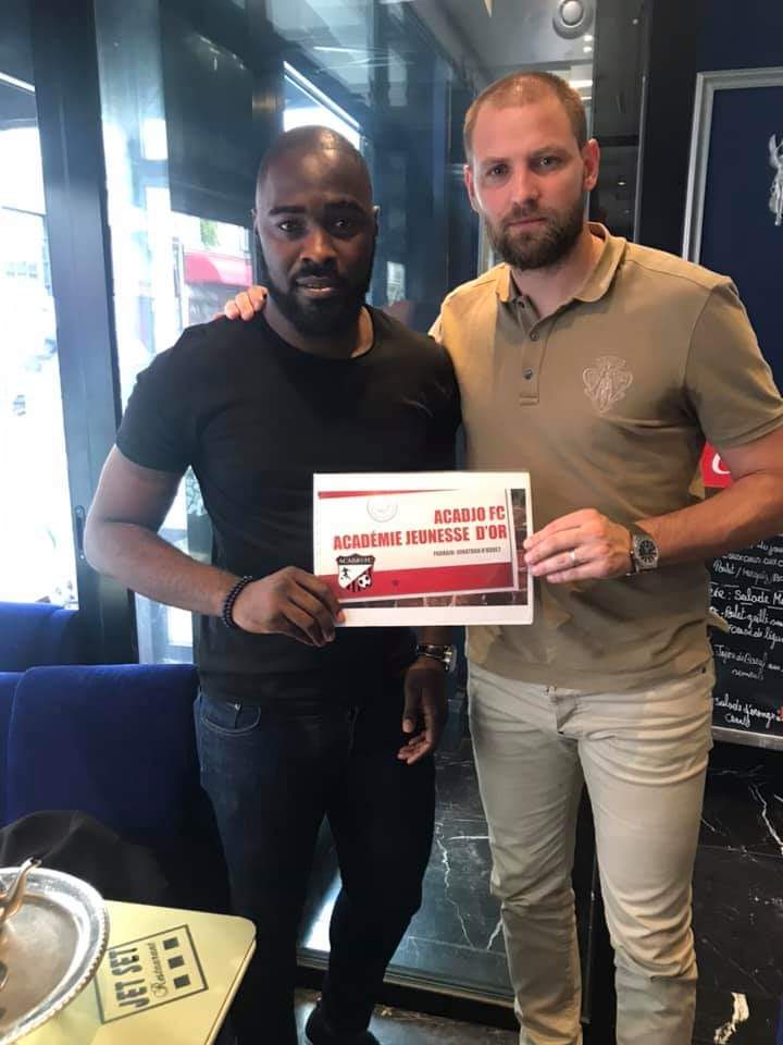 NKOUETGeraud's tweet photo. Mathieu BODMER et ACADJO pour le projet d'une vie .#centrafriqueQuiGagne https://t.co/gaT5OqyGwz