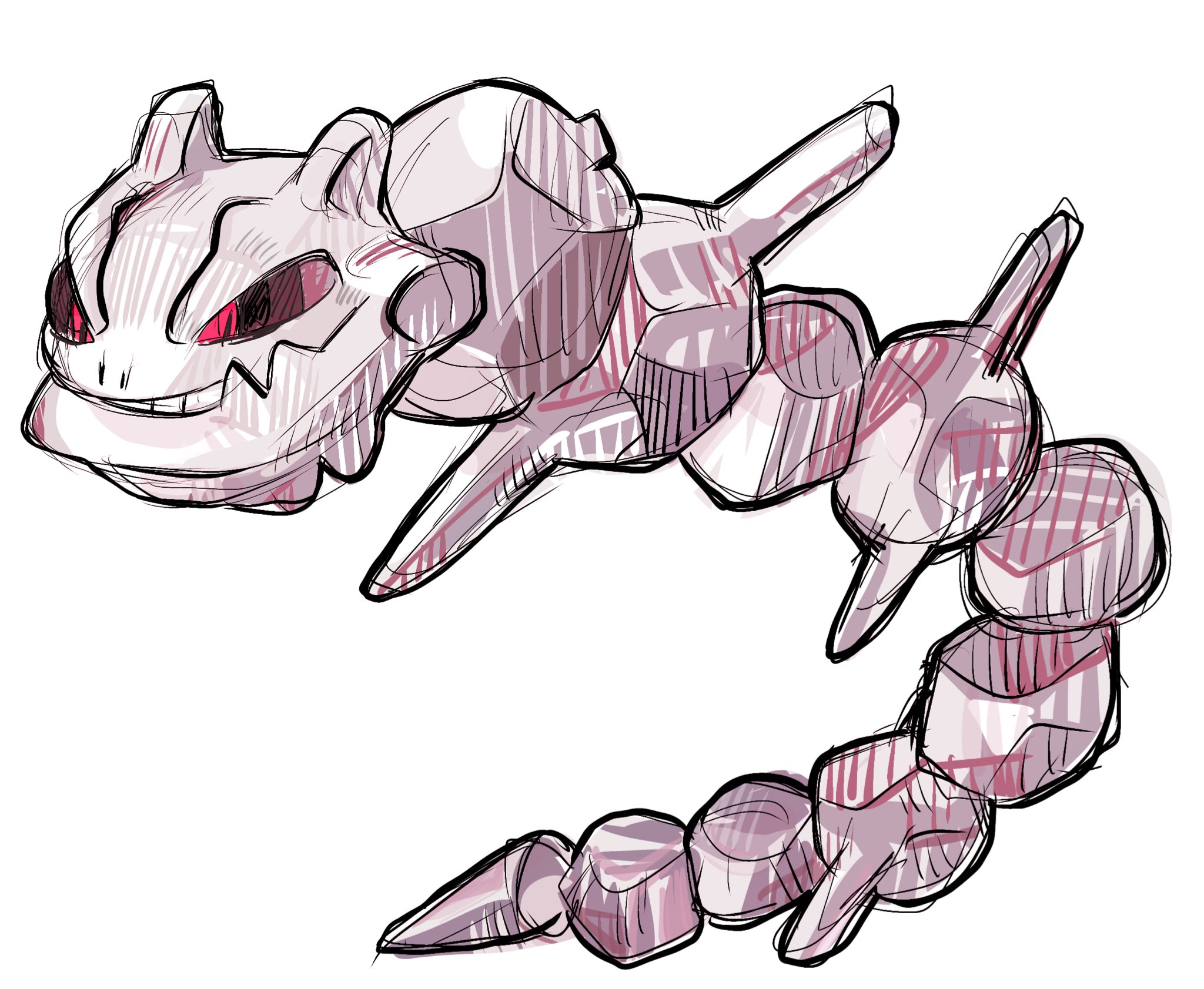 らくがきしたがり屋skeb募集中ですっ 1日1ポケモン ポケモン ポケットモンスター Pokemon 金銀 イラスト らくがき1日1ポケモン 1日1絵 らくがき Steelix 8 ハガネール T Co A1cfgp61jv Twitter