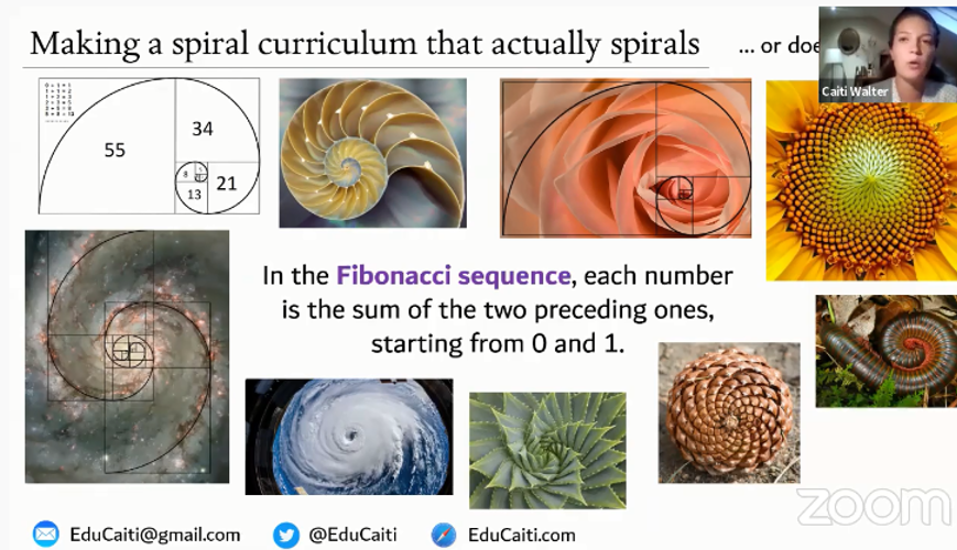 mildthing99's tweet photo. 🔑 Making a #SpiralCurriculum that actually spirals 🔑
An excellent whistlestop evaluation of spiral, strand, block and importance of sequencing  #interweaving by @EduCaiti infl of @daisychristo + @EnserMark 
Caiti suggests #helix may be the solution? #GeogChatLive @GeogChat https://t.co/KnTtzQiTjX