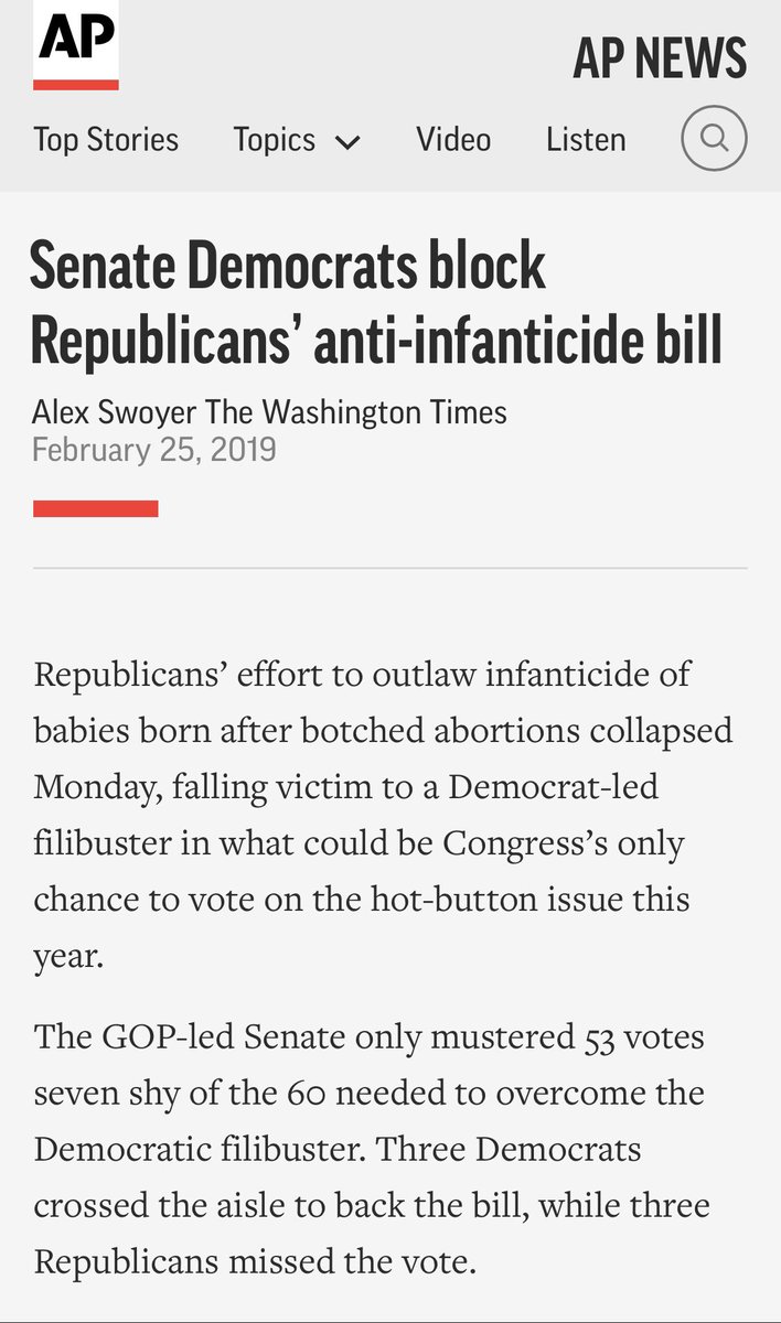  #QAlert 7/1/20 Q4552[1] https://apnews.com/ec121b3d9db53764f0468c012b6813c2[2] https://twitter.com/LilaGraceRose/status/1278072413499068416Why would [D]s block a bill that stops infanticide [allow abortions up to point of birth] and does not provide new restrictions on abortion itself?How is taxpayer funded [PP] allowed to donate [large