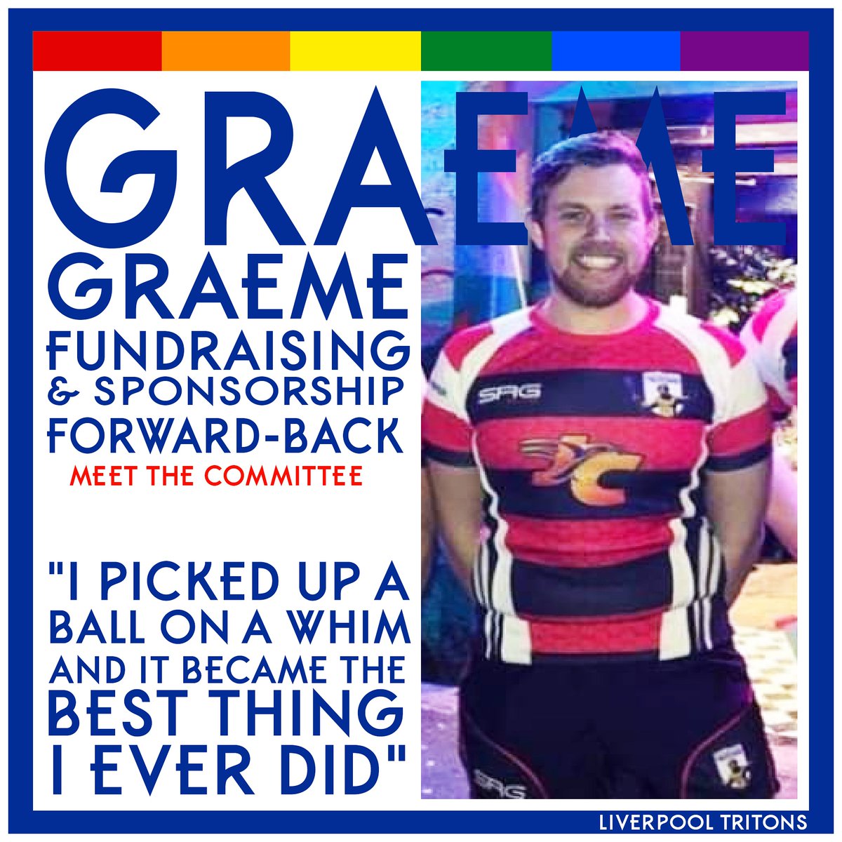 O2Tritons's tweet photo. If you're interested in sponsoring our inclusive rugby team then 2020-21 Fundraising and Sponsorship Secretary Graeme would love to hear from you.
#LiverpoolTritons #meetthecommittee #inclusiverugby #InclusiveSport #RugbyForAll #o2touchrugby #igrfamily #igrugby https://t.co/IwBKSlJl8z