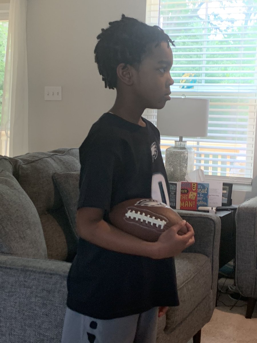 iCoachEXED's tweet photo. When you are supposed to be in Philly all summer with your grandparents, doing #PhillyThings but your are stuck in VA #EaglesAcademies will come to your living room. Thanks ⁦@brandongraham55⁩ &amp; coaching staff for a great day of virtual camp! #2ndGradeSean #StevieWonders https://t.co/onthuxh8vN